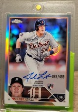 2023 Topps Chrome - Rookie Autographs Josh Lester #RA-JL Refractor /499 (AU, RC)