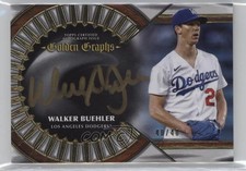 2023 Topps Five Star Golden Graphs 40/40 Walker Buehler #GG-WB Auto 09br