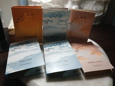6x Skylar SALT AIR VANILLA SKY, Citrus Reverie EDP Samples .05 oz / 1.5ml