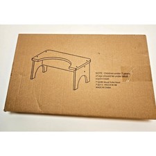 JACNITAD Wood Toilet Stool Natural Ergonomic Squatting Step Stool 39x22x16cm