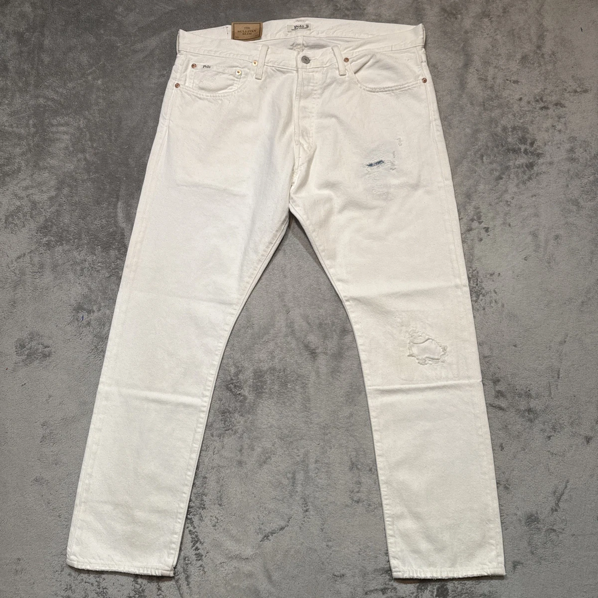Polo by Ralph Lauren アイボリーデニム 26R Polo Ralph Lauren White Slim Jeans for Men for sale | eBay