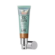 IT Cosmetics CC+ Creme natürliche matte Foundation mit Lichtschutzfaktor in reichhaltigem Honig 