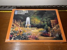 F.X.Schmid 5000 Piece Puzzle GOTHIC GARDEN 1997 No. 98707 SEALED Vintage New NOS
