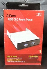 VANTEC 2-Port USB 3.0 Front Panel Fits 3.5" Bay
