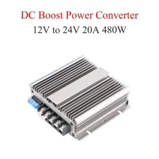 DC 12V Step Up to 24V Power Converter 20A 480W Boost Regulator Car Supply Module