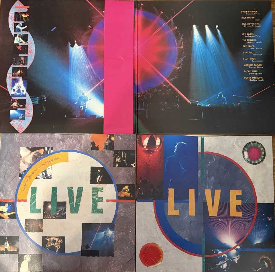 PINK FLOYD DELICATE SOUND OF THUNDER 2lp Color In Color Vinyl Japan Obi Replica - Image 3 of 4