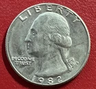1982-D Washington Quarter — photo from another recent sale