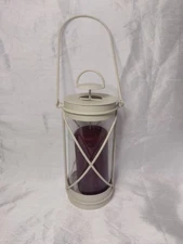  All Weather Glass and Metal Beacon Lantern Light Candle Holder, 10"  lantern 