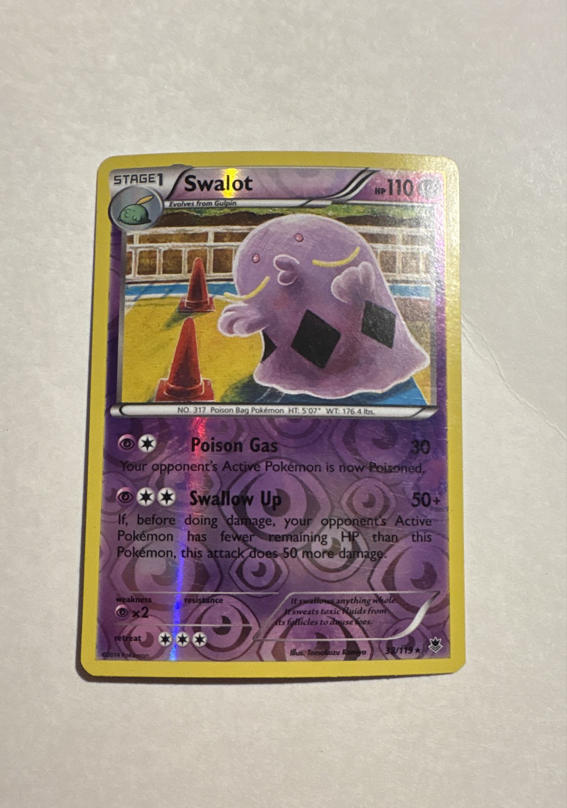 Swalot 38/119 XY - Phantom Forces Reverse Holo