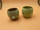 frankoma pottery vintage green T 7 planter pots 2