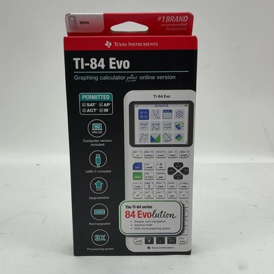 New Texas Instruments Ti-84 Evo Graphing Calculator
