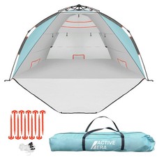 Active Era Luxury Beach Tent - 3-4 Person Sun Shelter with Easy Pitch