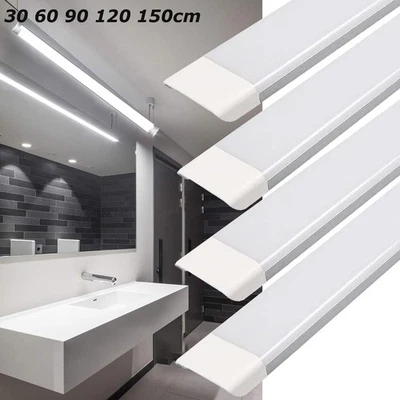 LED Röhren Feuchtraumleuchte Werkstatt Garage Lampe Deckenleuchte Büro Badlampe - Bild 1 von 4