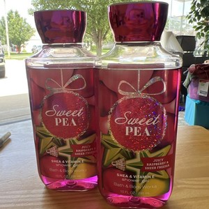 Beth  & Body Works Sweet Pea Shower Gel (2) 10oz