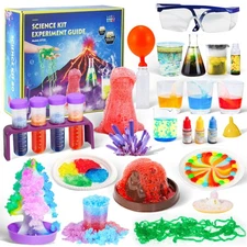 80+ Science Experiment Kit for Ages 5-6-7-8, STEM Learning and Educational To...