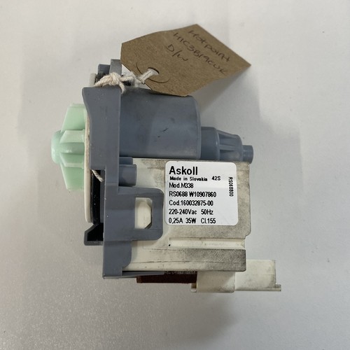 Hotpoint / Indesit Waschmaschine Ablaufpumpe - Askoll M338 / 160032875