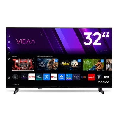 MEDION P8322501 32" Full HD Fernseher Smart-TV HDR PVR HD Triple Tuner Bluetooth