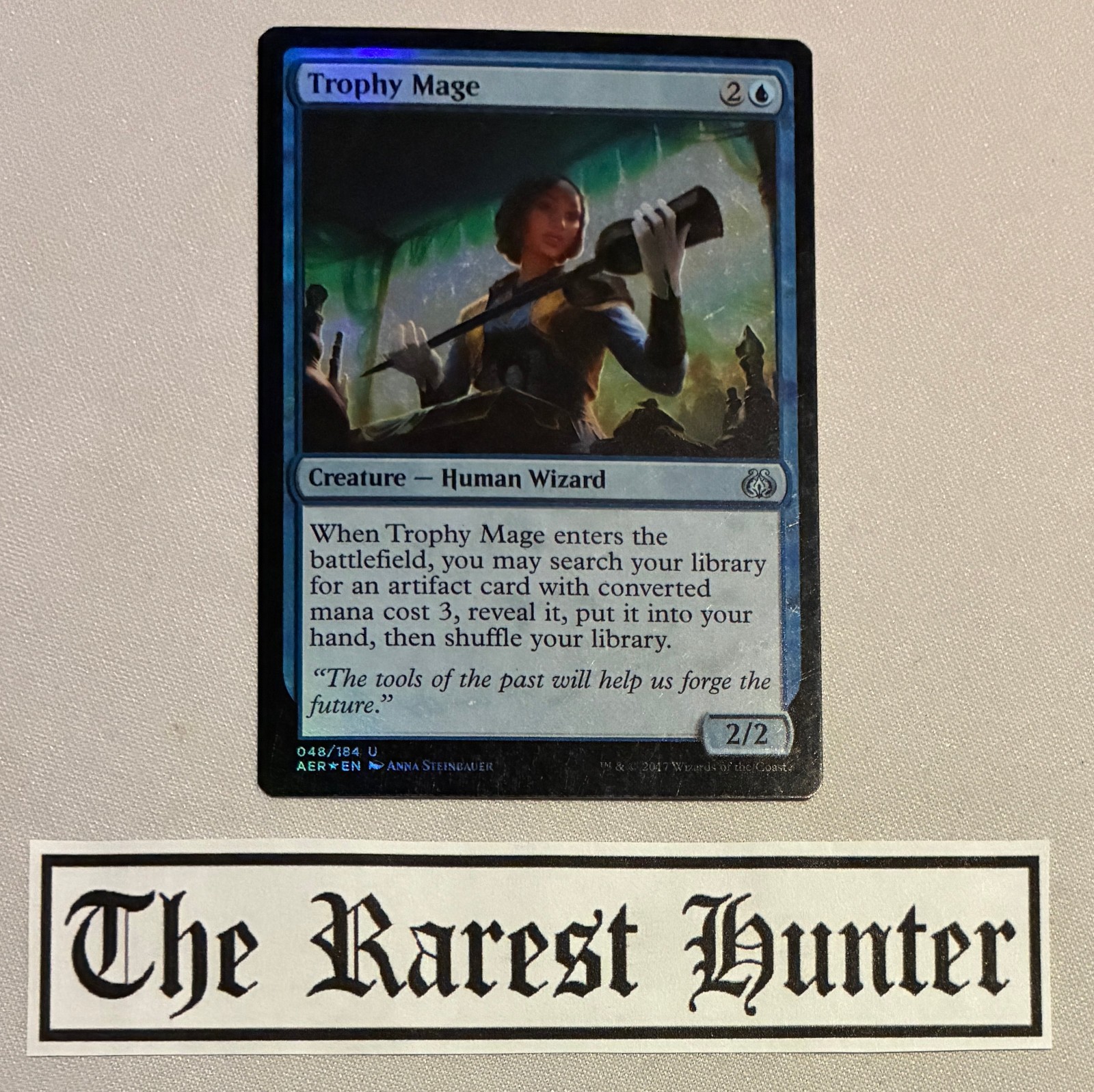 MTG - Trophy Mage - NM - Uncommon - FOIL - Aether Revolt - 048/184
