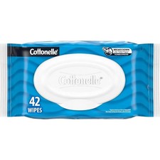 Flushable Wet Wipes for Adults Alcohol-Free Plastic-Free 42 Wipes Flip-Top Pack