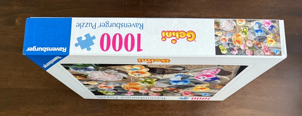 Quebra-cabeça Ravensburger Gelini "Set The Table" 1000 peças-NOVO-HTF - Imagem 4 de 4