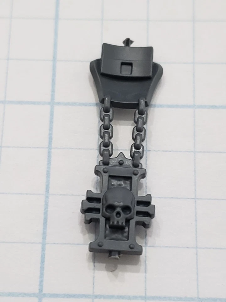 40k Brocas de Caballero Gris Némesis Dreadknight Gran Maestro Grabado Calavera Tabardo #05 Foto 4 de 4