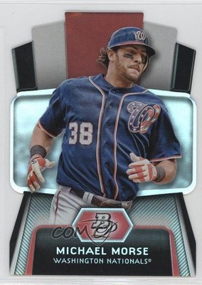2012 Bowman Platinum Cutting Edge Stars Die-Cut Mike Morse #CES-MMS 2u3