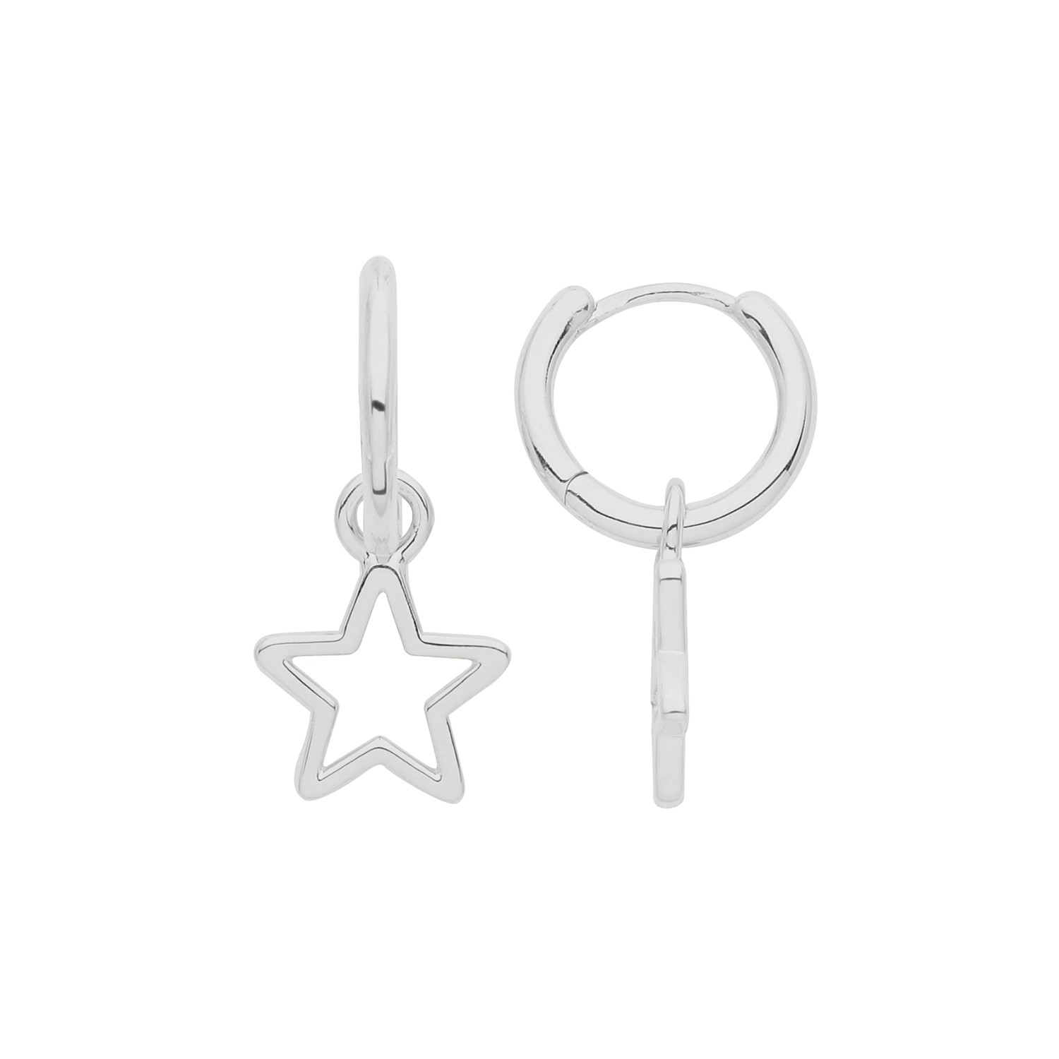 Boucles d'oreilles argent 925 plaqué rhodium - Idée cadeau d'anniversaire femme
