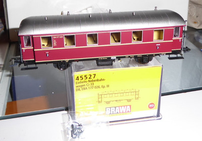 Brawa 45527 H0 Standard Branch Line Car CI-33 EBA 177 026 DB Era 3 Very Good