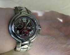 Mauboussin Marbore Burgundy Stainless Steel C...