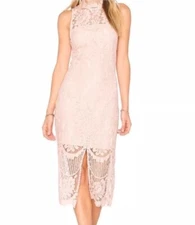 NWT Yumi Kim Get Lucky Midi Dress Blush Pink Women’s Medium