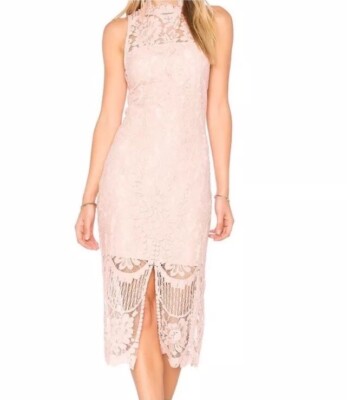 NWT Yumi Kim Get Lucky Midi Dress Blush Pink Women s Medium