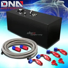 19 GALLON TOP-FEED COATED RACE FUEL CELL TANK+CAP+LEVEL SENDER+NYLON LINE KIT