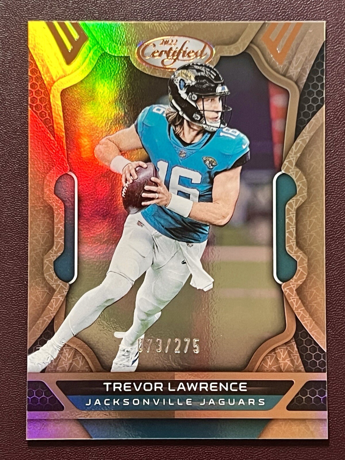 2022 Panini Certified #44 Trevor Lawrence Mirror Bronze /275 Jaguars