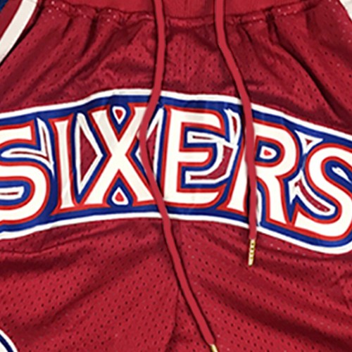 Pantalones cortos de baloncesto retro 76ers Stitched City Edición - Imagen 15 de 23