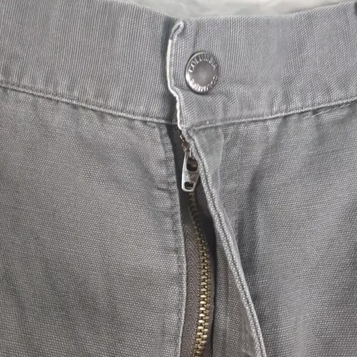Columbia Pants Men 32x30 Green Gray Ripstop Zip Fly Straight Leg Utility Outdoor - Picture 5 of 12