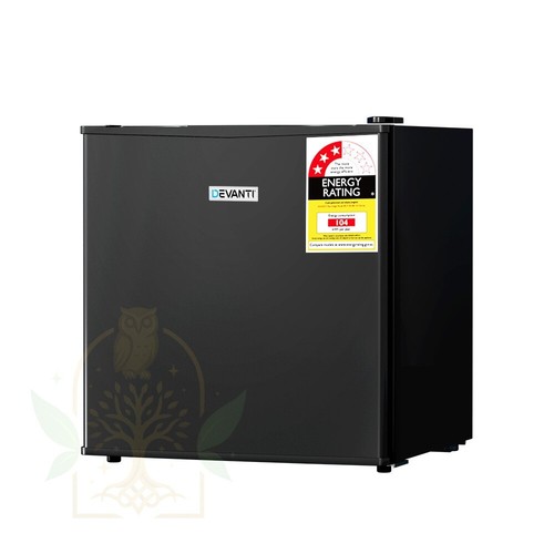 Devanti 48L Bar Fridge White Black Compact Refrigerator - Picture 2 of 25