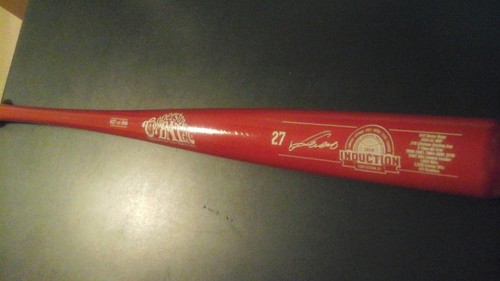 2018 Vladimir Guerrero Hall of Fame Cooperstown Induction Bat 27/500 Jersey #27 - Picture 4 of 4