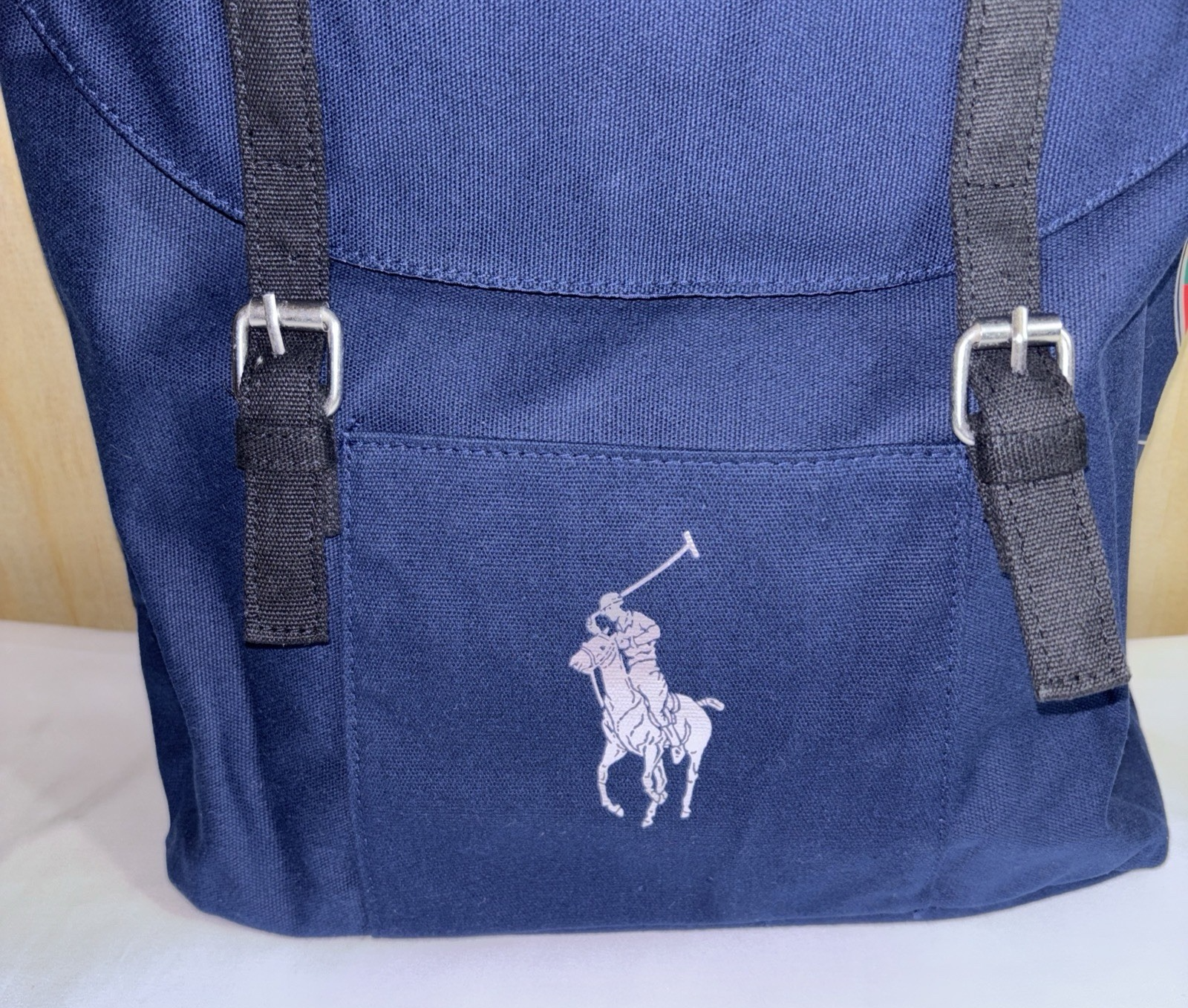 Zaino Polo Ralph Lauren Fragranza Blu Big Pony Viaggio Weekend Palestra Borsa