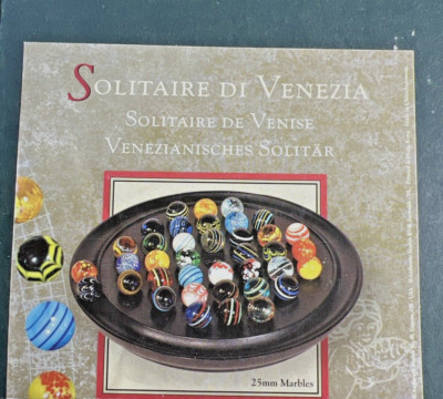SOLITAIRE DI VENEZIA Authentic Models Missing 1 Extra Marble