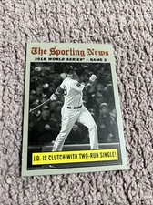 2019 Topps Heritage #306 J.D. Is Clutch with Two-Run Single! Boston Red Sox