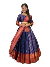 lehenga choli stitched indian party wear silk lehenga choli set with duaptta
