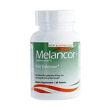 Melancor Hair Vitamin Stop Gray Hair, Reduce Premature white Hair for men, women