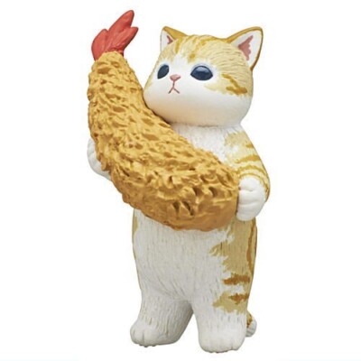 KITAN CLUB  Mofusand Cat Ebinyan Figure Capsule Toy Fried Shrimp D
