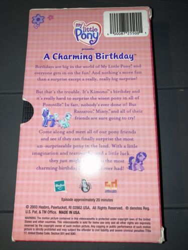My Little Pony - A Charming Birthday VHS - Picture 4 of 5