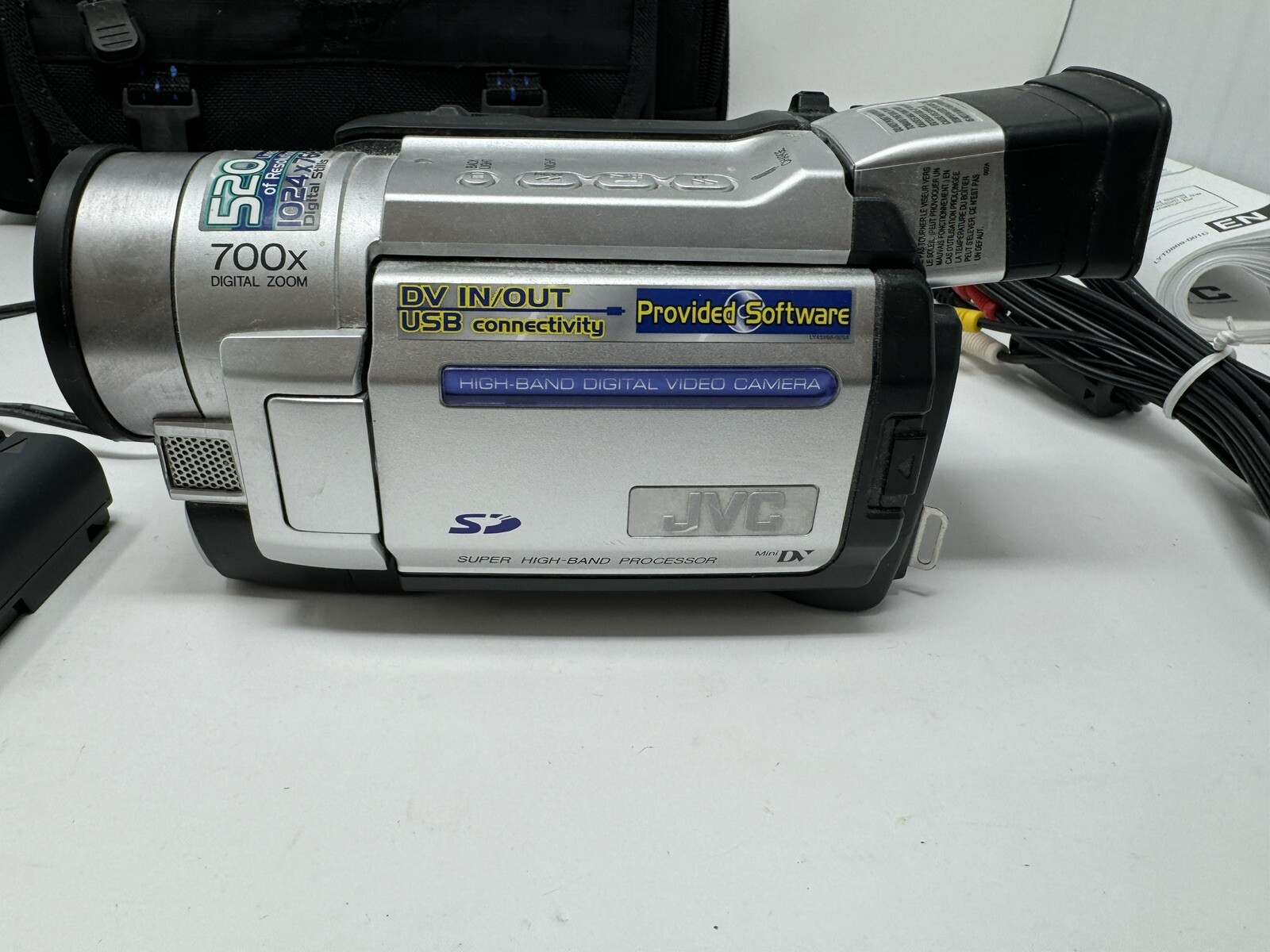 JVC GRDVL520U Mini DV Digital HighBand Video Camcorder Camera Tested