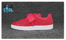 Puma Suede Heart Jr RED Shoes 365135-01