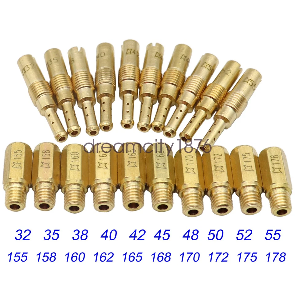 Kit de chorro principal de carburador para Honda CRF125F 2018 10 piezas Slow Pilot Jet 10 piezas Foto 4 de 4