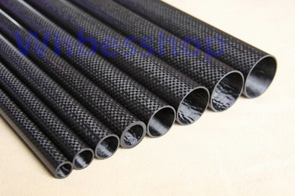 3k Carbon Fiber Tube 11mm 12mm 13mm 14mm 15mm 16mm 17mm 18mm 19mm 20mmx 500mm - Image 3 of 4