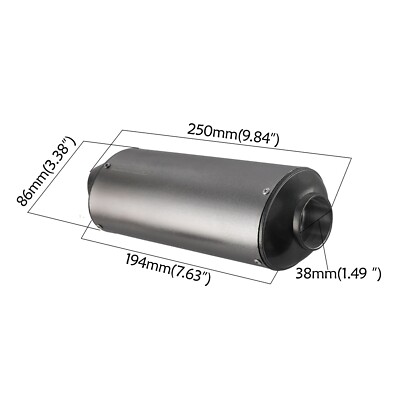 Replacement 38mm Exhaust Pipe Only For Dirt Bikes Italy - Foto 12