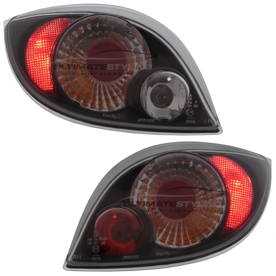 Luces traseras Ford KA negras Lexus actualización cola trasera personalizada Mk1 1996-2009 SportKa Foto 2 de 4